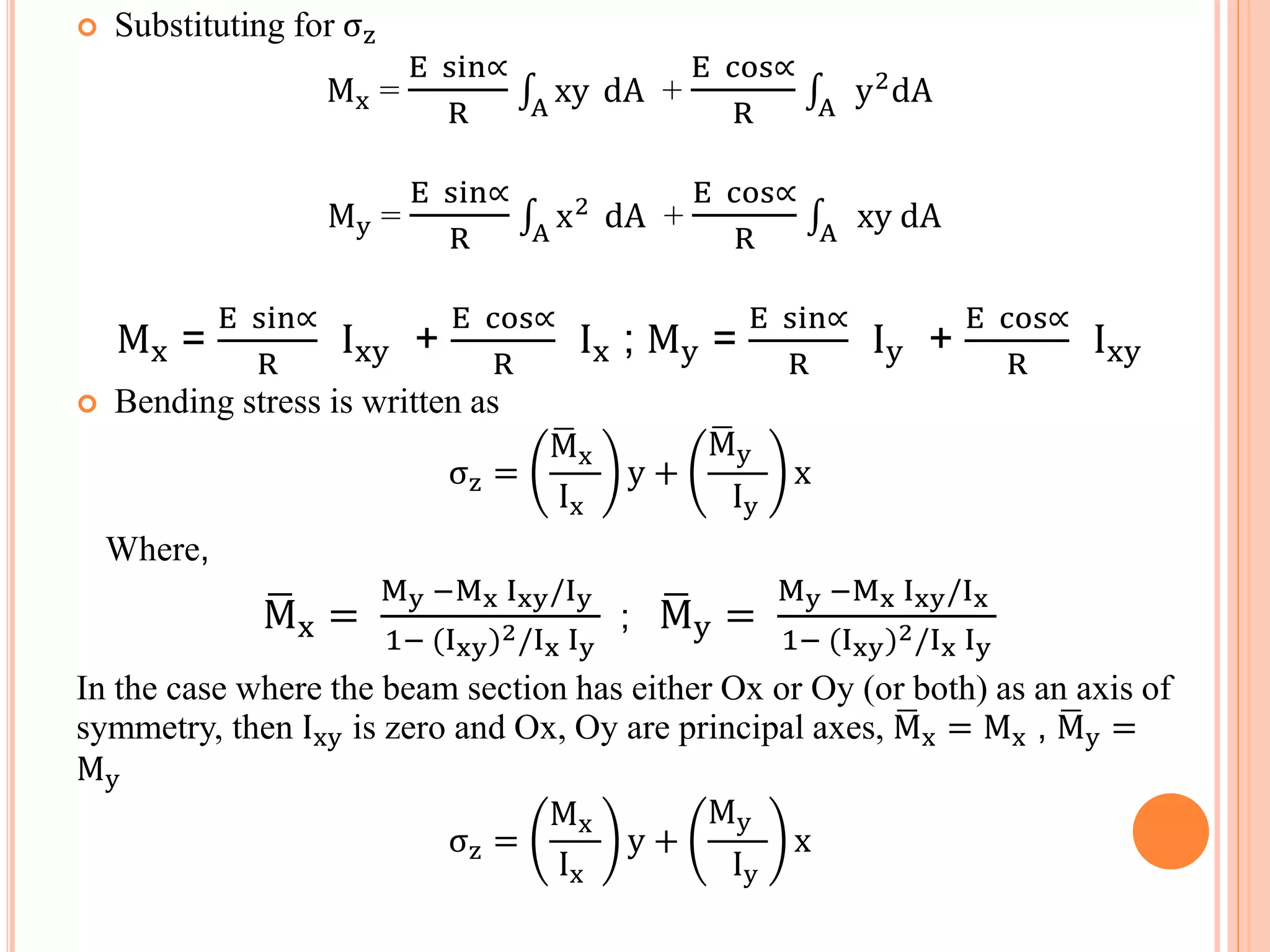 Unsymmetrical bending.ppt