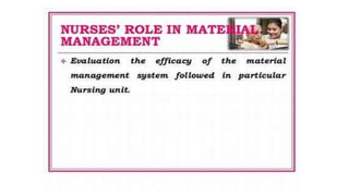 UNT - V MATERIAL MANAGEMENT.pptx