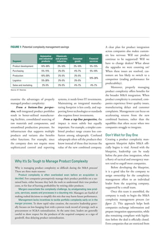 Untangling Product Complexity in M&A | PDF