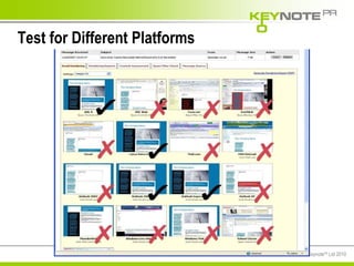 Test for Different Platforms 