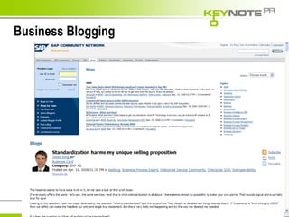 Business Blogging 