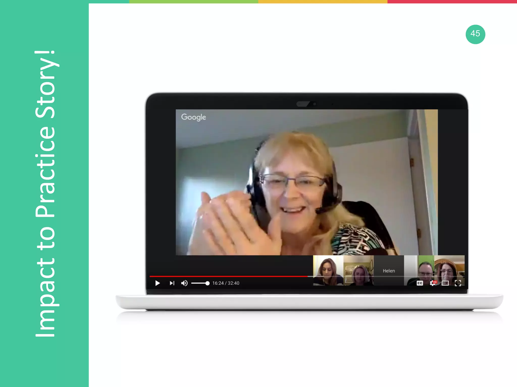 45
ImpacttoPracticeStory!
 