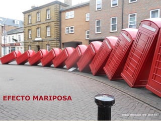 EFECTO MARIPOSA
CORAL MACHADO 3ºD 2013-14
 