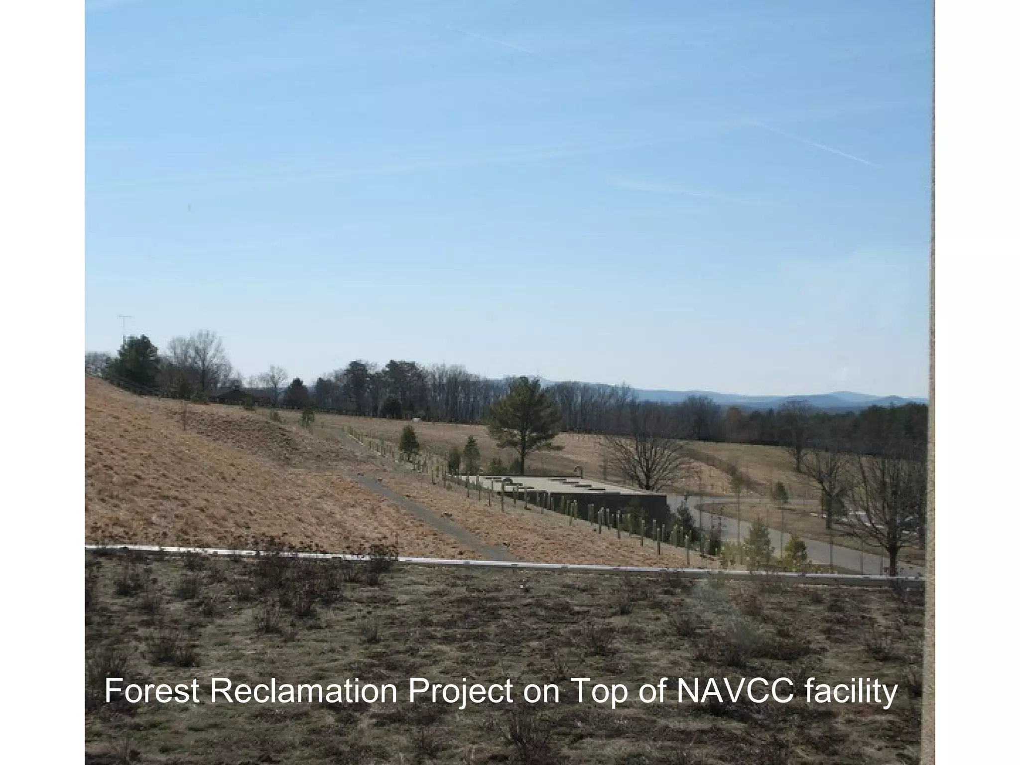Forest Reclamation
Forest Reclamation Project on Top of NAVCC facility
