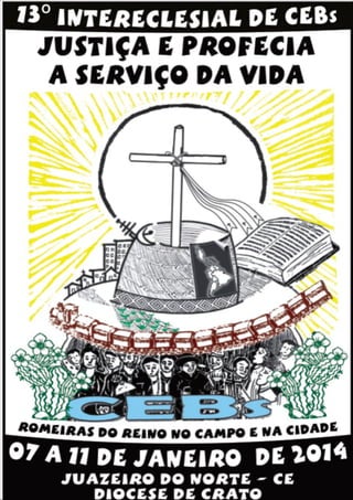 Cartaz do 13º Intereclesial das CEBs 