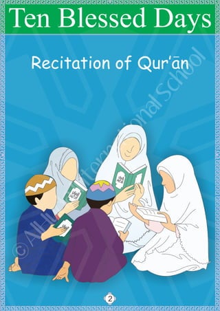 Book: Dhul Hijjah- Month of Blessed Days   