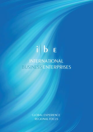IBE Brochure