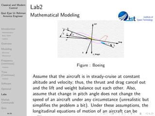 Classical and Modern Control Theory | PDF