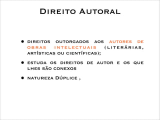Direito Autoral
