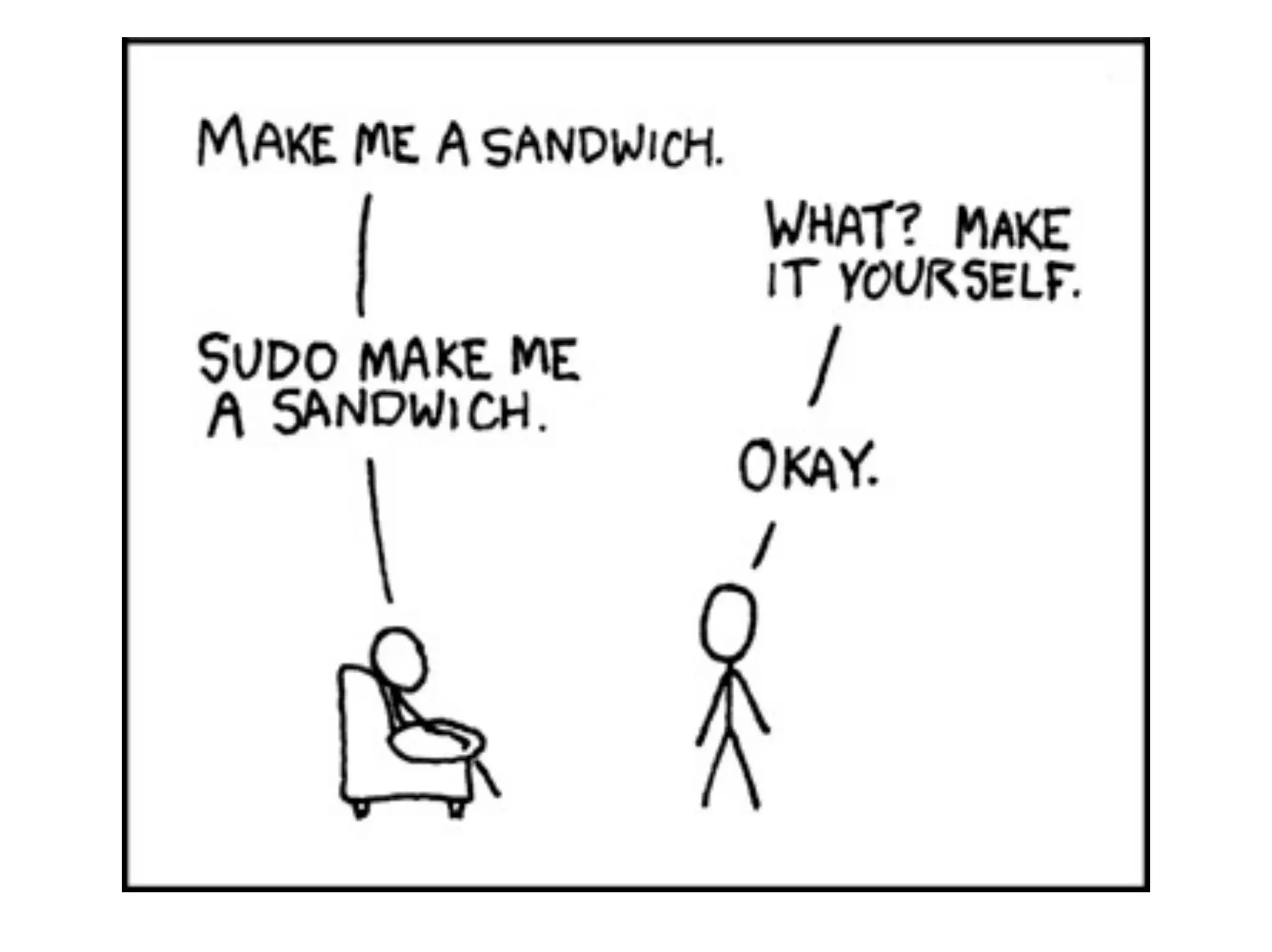 Then there's the issue of installing software
 