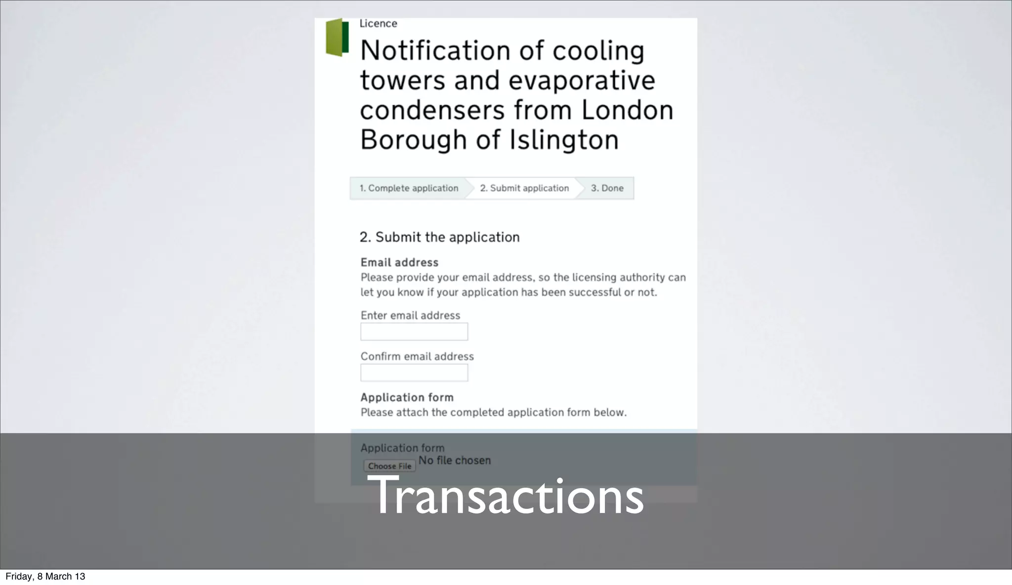 Transactions
Friday, 8 March 13
 