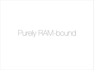Purely RAM-bound

 