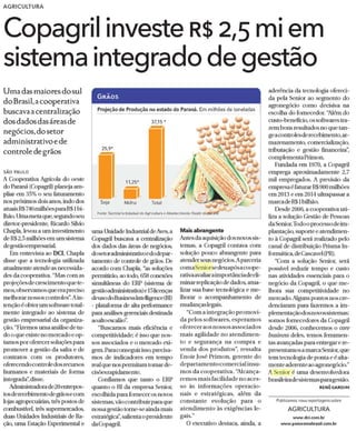 DCI - Diário Comércio Indústria & Serviços | Copagril investe R$ 2,5 mi em sistema integrado de gestão