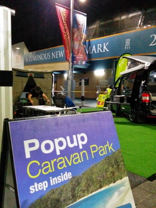 Pop-Up Caravan Park