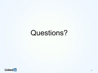 Questions?
29
 