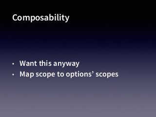 Composability: Example
Netflix’s Atlas Telemetry Platform
Global Query
Endpoint
 