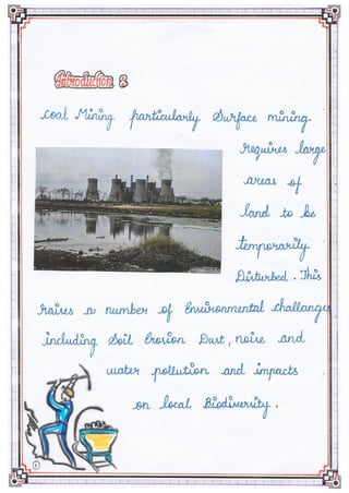 COAL- Multidisciplinary project