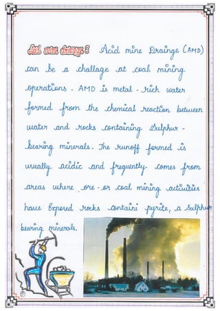 COAL- Multidisciplinary project