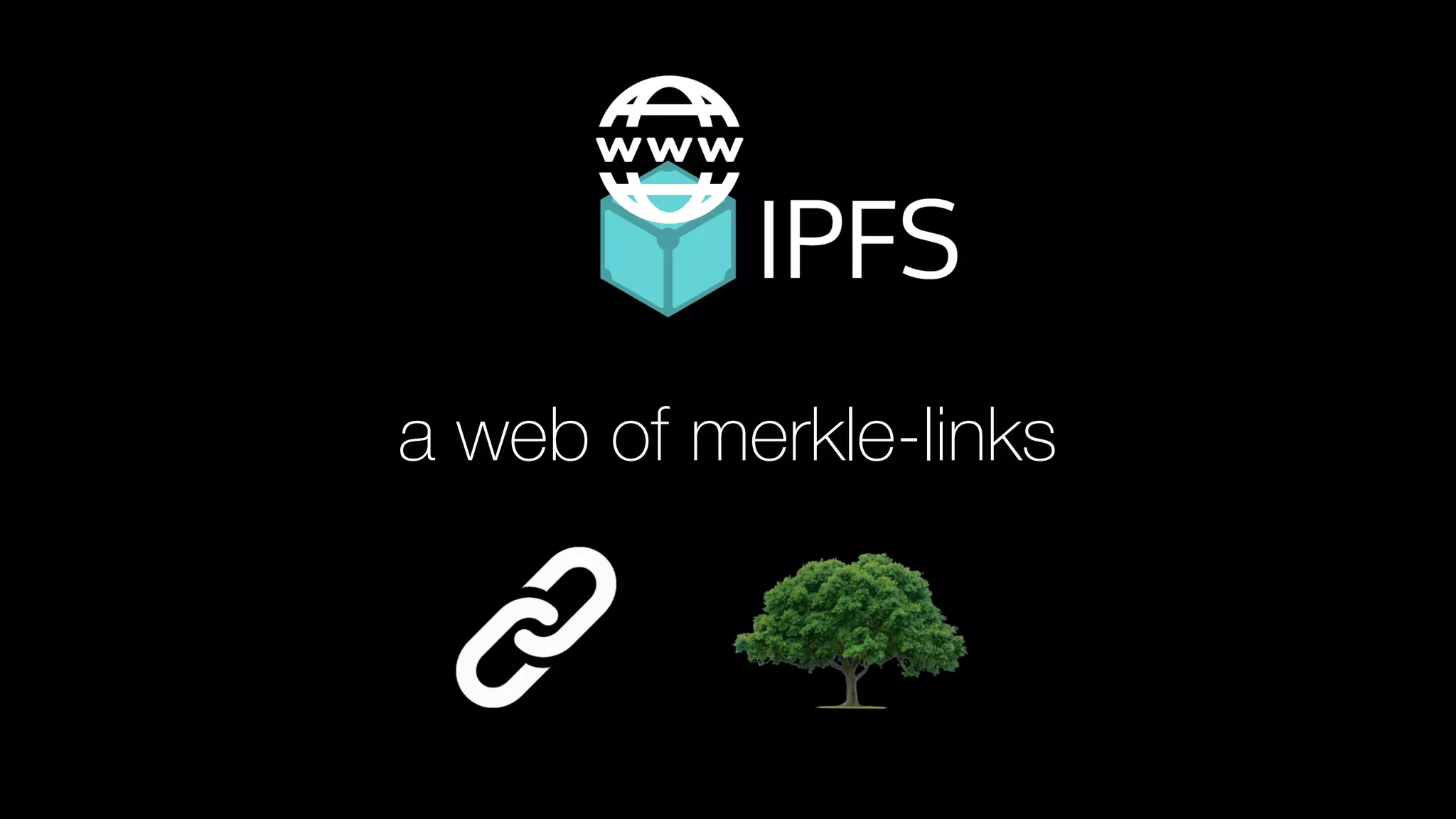 a web of merkle-links
 