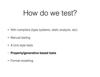 An Introduction to Property Based Testing | PDF