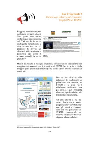 [PREVIEW] David Carollo - Societing, Multicanalità e Startup Innovative: il caso ITSME (2016)