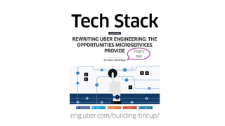 Tech Stack
That’s
me!
eng.uber.com/building-tincup/
 