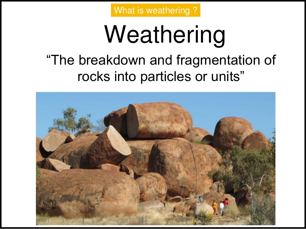 weathering with example