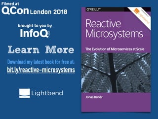 Learn More
Download my latest book for free at:
bit.ly/reactive-microsystems
 