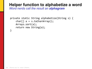 Effective Java, Third Edition - Keepin' it Effective | PDF