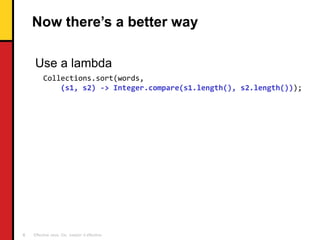 Effective Java, Third Edition - Keepin' it Effective | PDF
