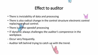 Chapter 4 : Auditing and the information technology environment | PPTX