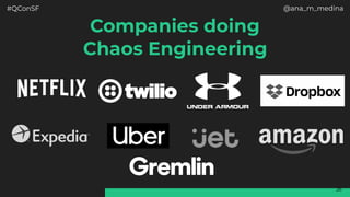 #QConSF @ana_m_medina
26
Companies doing
Chaos Engineering
 