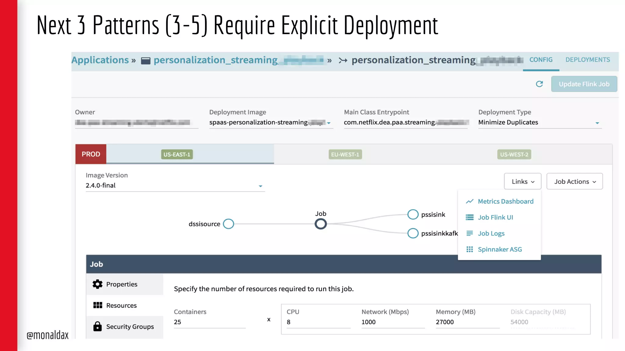 Next 3 Patterns (3-5) Require Explicit Deployment
@monaldax
 
