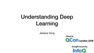 Understanding Deep
Learning
Jessica Yung
 