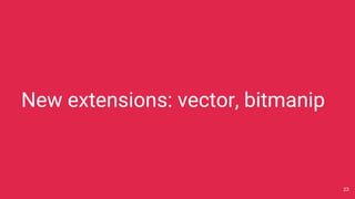 New extensions: vector, bitmanip
23
 