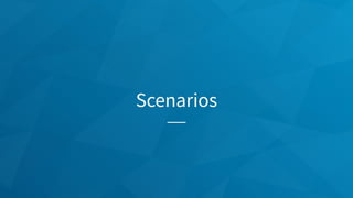 Scenarios
 