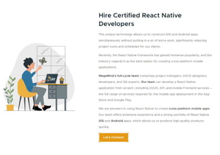 Hire Certified React Native Developers