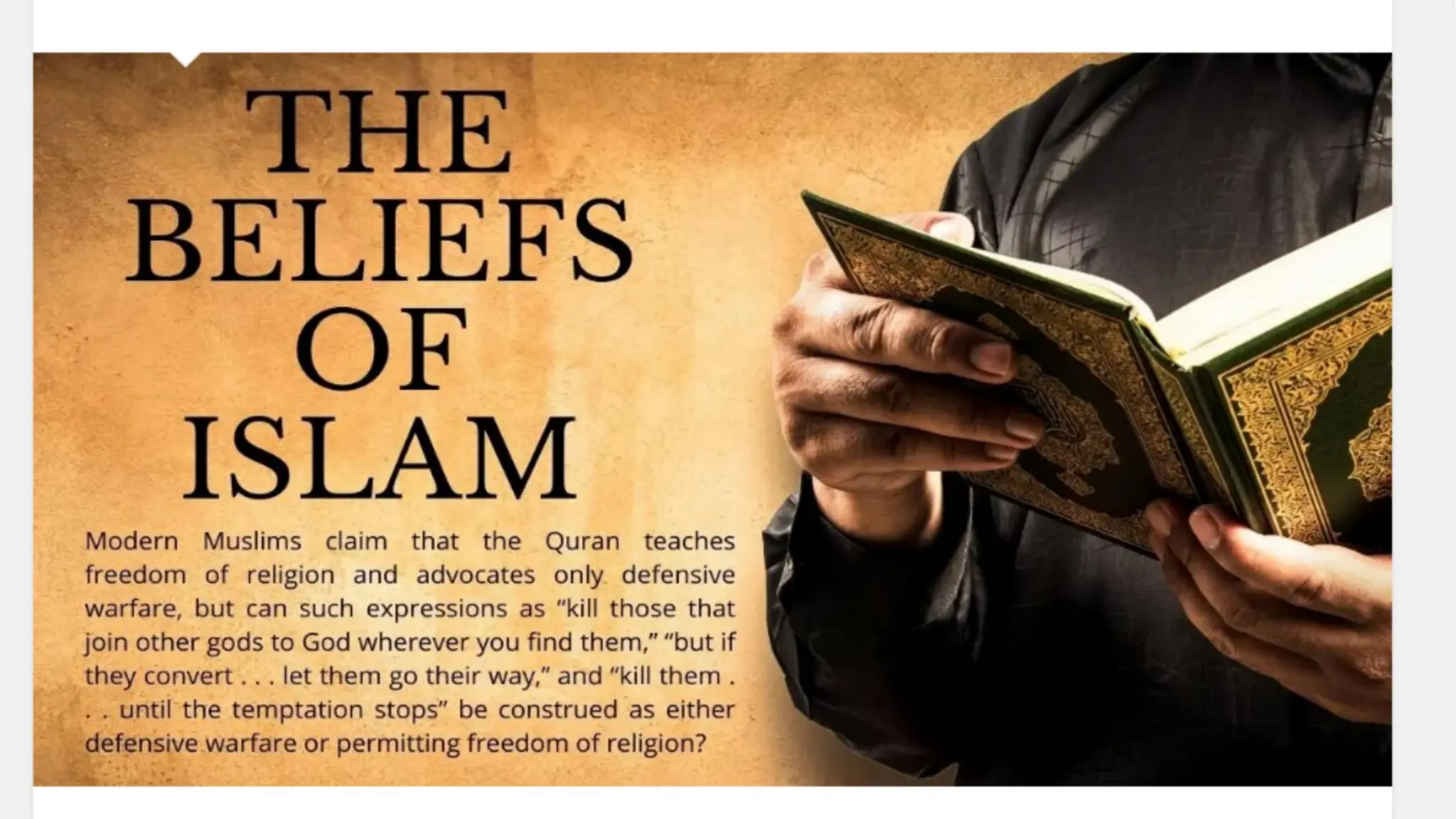 Basic beliefs of islam ppt