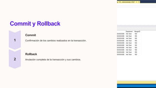transacciones en base de datos aaaaaaaaa___ | PPTX