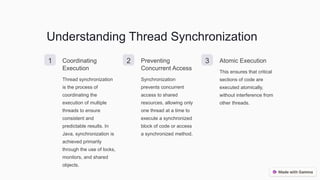 Synchronization of Threads: Connecting Threads in Java | PPT