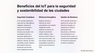 IOT de las cosas y las ciudades inteligentes | PPTX