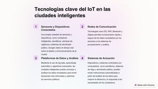 IOT de las cosas y las ciudades inteligentes | PPTX