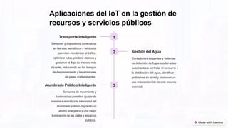 IOT de las cosas y las ciudades inteligentes | PPTX