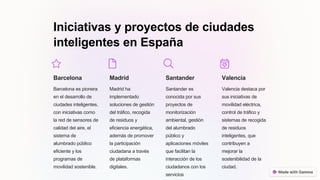 IOT de las cosas y las ciudades inteligentes | PPTX