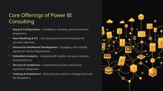 Microsoft Power BI Consulting Services In USA | PPTX