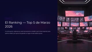 Top 5 Herramientas de IA en 2026 en México | PDF