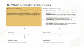 LoadRunner Performance Testing: From Basics to Advanced | PPTX