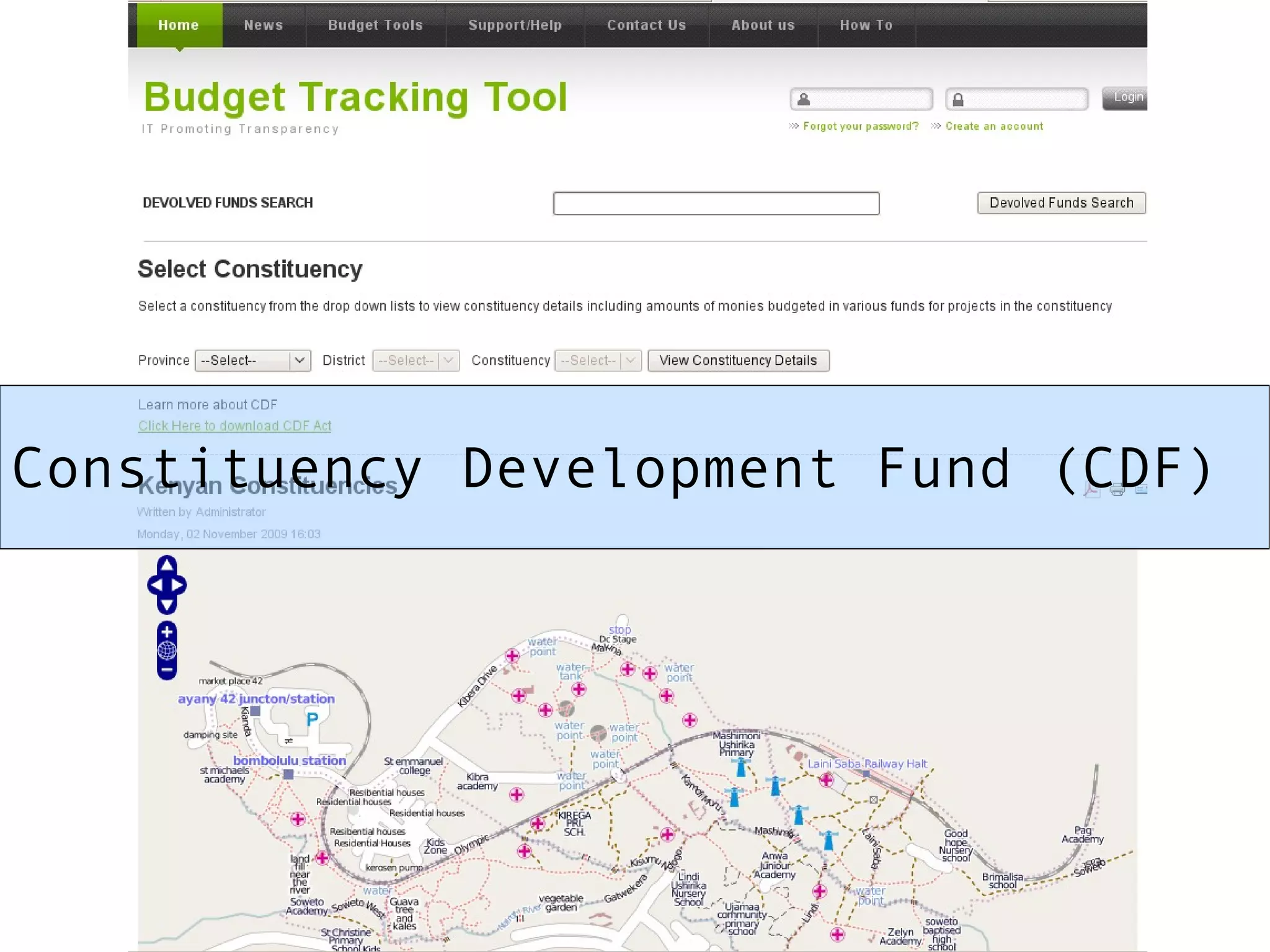 Constituency Development Fund (CDF) 