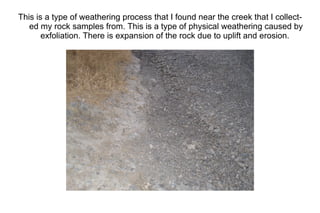 Weathering Processes 