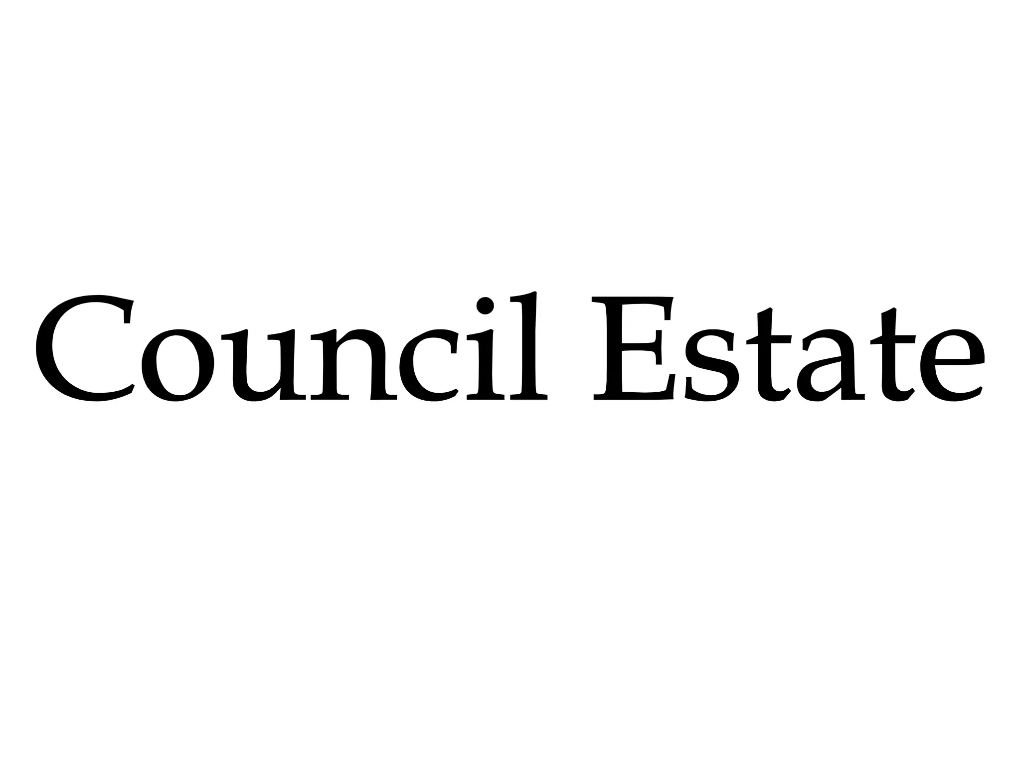 Council Estate